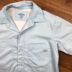 Dickies Temp IQ Light Blue Button Up Short Sleeve Shirt *Read